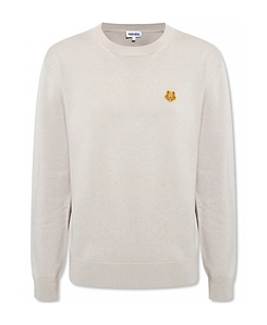 Kenzo Tiger Crest Classic Crw Swtr Brwn