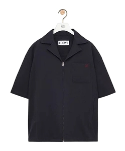 Short Sleeve Shirt In Wool