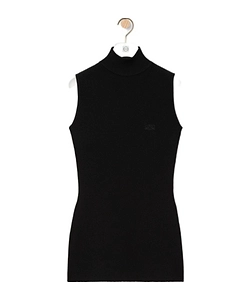 Loewe High-Neck Sleeveless Top