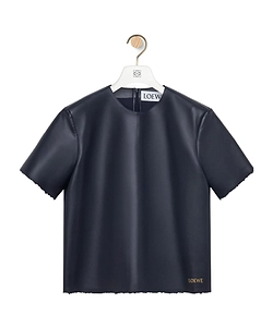 T-Shirt In Nappa Lambskin