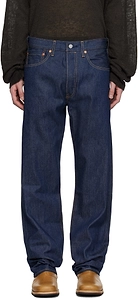 Denim Trousers With Belt Loops