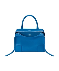 Top Handle Azure Tote Bag