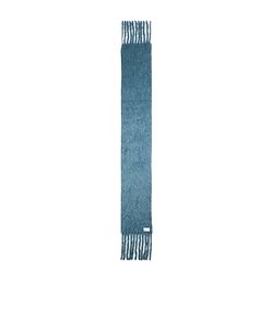Long Fringed Scarf In Mohair