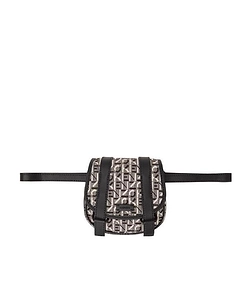 Monogram-Pattern Logo Clutch Bag