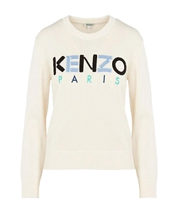 Textured-Logo Sweater