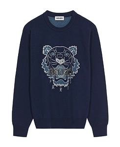 Tiger-Motif Sweatshirt