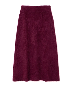 Asta Brushed-Cashmere Midi Skirt