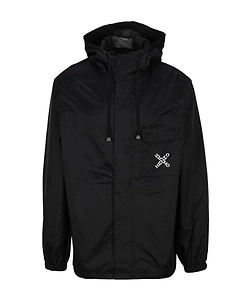 X Logo Hooded Rain Jacket