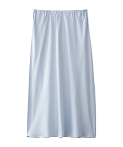 Elastic Waist Midi Skirt