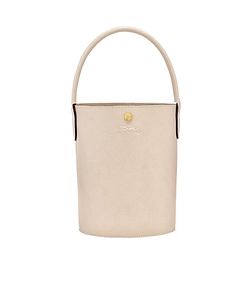 Longchamp ÉPure Logo Embossed Small Bucket Bag