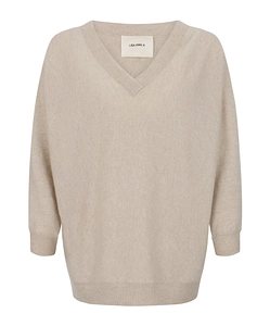 Lisa Yang Oversized V-Neck Knitted Sweater
