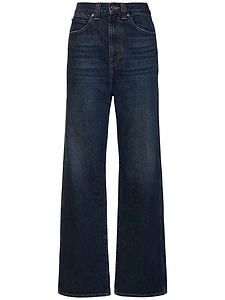 High-Rise Straight Jeans