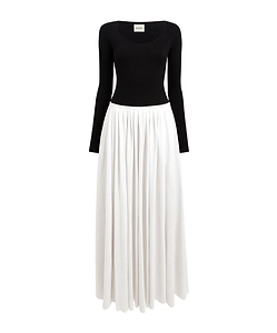 Khaite Carlotta Panelled Dress