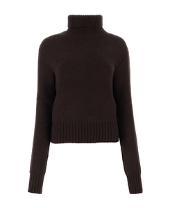 Khaite Jovie Turtleneck Cropped Jumper