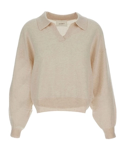 Polo Ribbed Trim Sweater