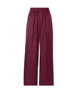 Silk Wide Leg Pants