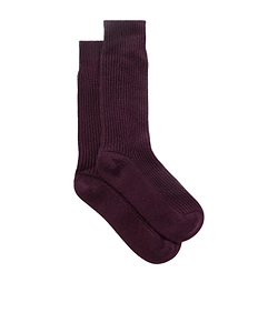 Zera Ribbed Cashmere Socks