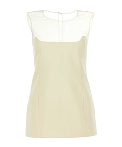 Khaite Sleeveless Panelled Straight Hem Blouse