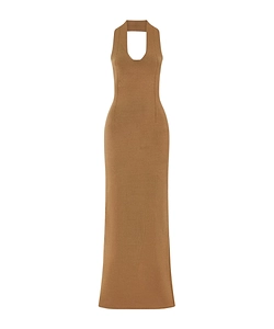Mahi Knitted Backless Dress