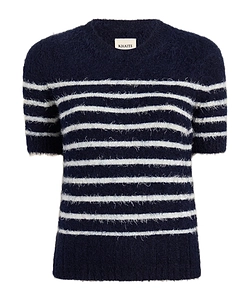 Khaite The Luphia Short-Sleeved Sweater