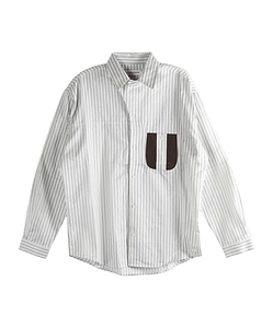 Double Stripe Veca Panelled Shirt