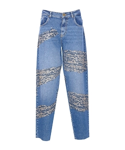 Liu Jo Embellished Balloon Jeans