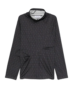 Kiko Kostadinov Draped Patterned Knitted Sweater