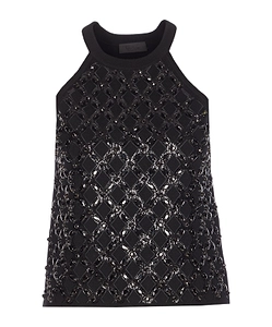 Liu Jo Embellished Sleeveless Top