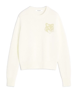 Maison Kitsuné Fox Head Intarsia Regular Jumper