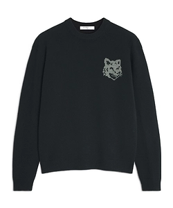 Maison Kitsuné Fox Head Intarsia Jumper