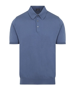 Kiton Cotton Knit Polo Shirt