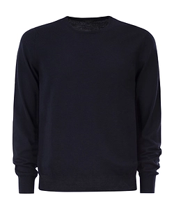 Kiton Ribbed Hem Crew Neck Knitted Sweater