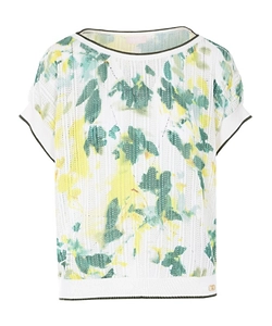 Liu Jo Floral Open-Knit Top
