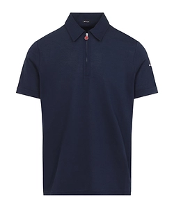 Kiton Half Zip Polo Shirt