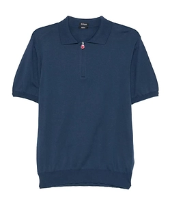 Short-Sleeved Zip-Up Polo Shirt