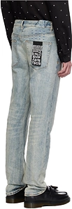 Denim Trousers With Belt Loops