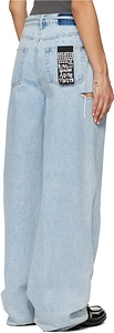 Baggy Rollin Kut Out Jeans