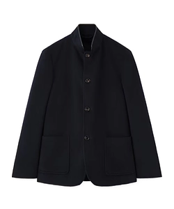 Spagna Button-Fastening Patch-Pocket Jacket