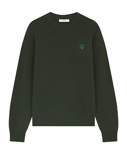 Maison Kitsuné Fox Patch Knitted Jumper