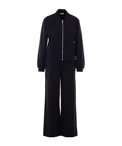 Liu Jo Logo Detail Zip-Up Jumpsuit