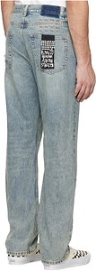 Distressed-Detail Jeans