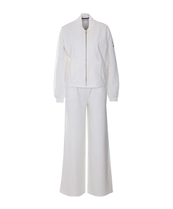 Liu Jo Logo Detail Zip-Up Jumpsuit