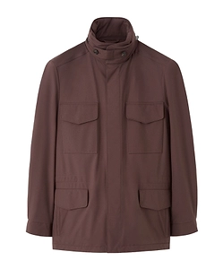 Traveller Jacket With Hidden Hood