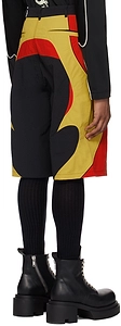 Rider Flame-Print Shorts
