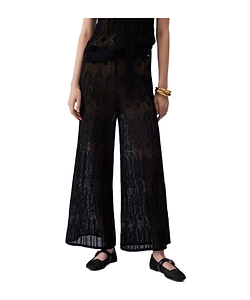 Liu Jo Openwork Wide-Leg Pants