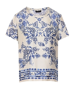 Liu Jo Printed Crewneck Top