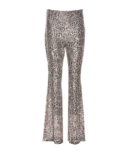 Liu Jo Sequinned High-Waisted Trousers