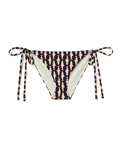 Fish-Print Bikini Bottom