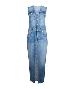 Liu Jo Sleeveless Denim Maxi Dress