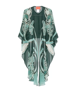 Maria Floral Open Kaftan